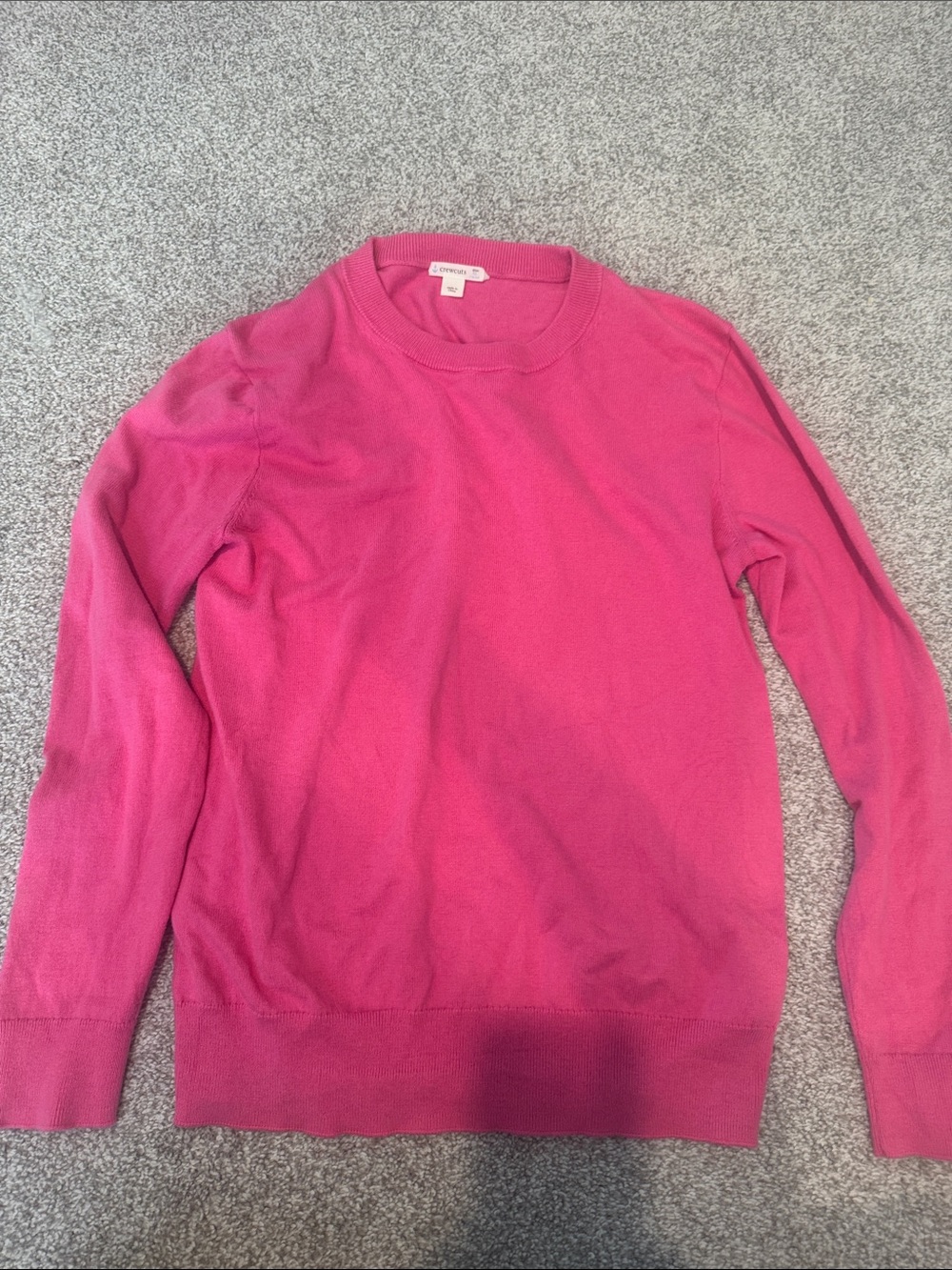 Crewcuts  Crewneck Sweater in Hot Pink